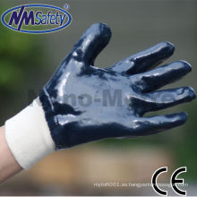 NMSAFETY guante de nitrilo resistente al aceite Guante de trabajo NBR resistente de alta calidad